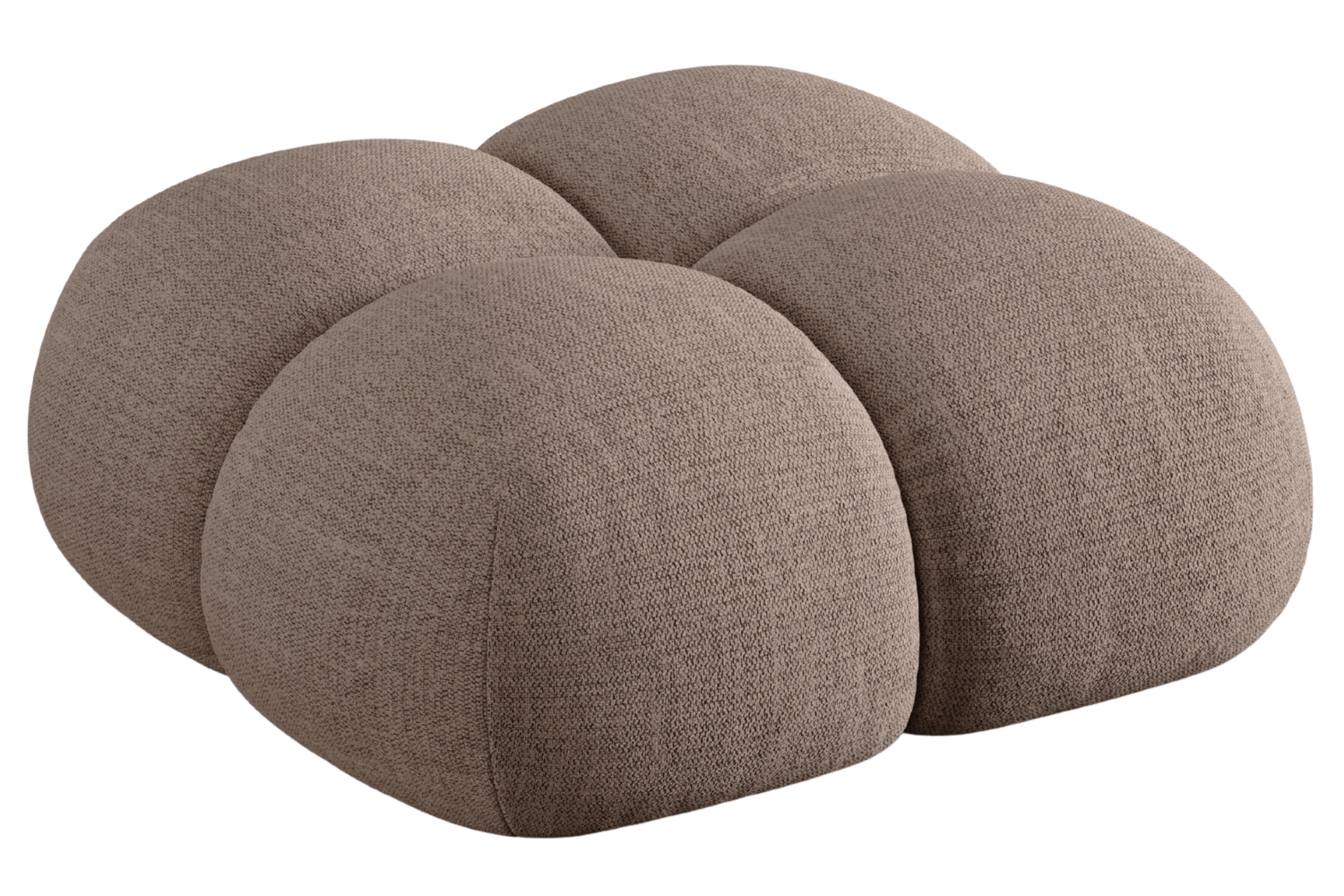 Cosmopolitan Design Světle hnědá podnožka Loretto 90 x 90 cm Cosmopolitan Design