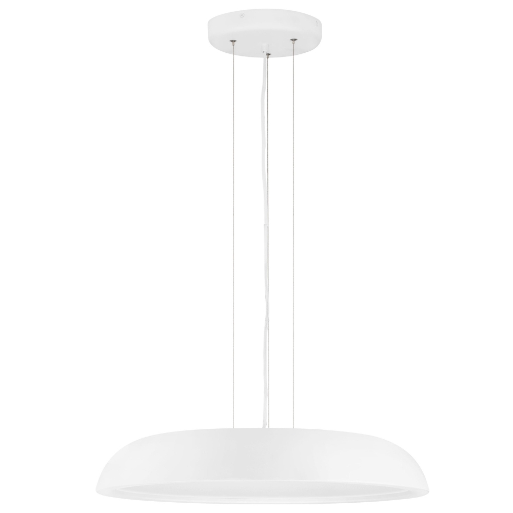 Nova Luce Bílé kovové závěsné LED světlo Felicia 60 cm Nova Luce