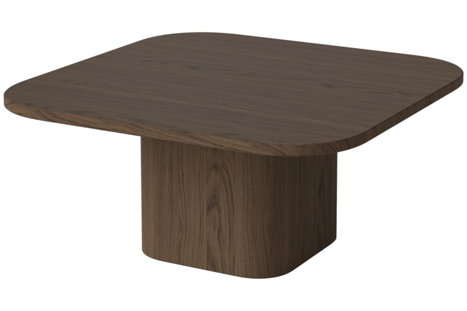 Bolia Tmavý dubový konferenční stolek Eida 70 x 70 cm Bolia
