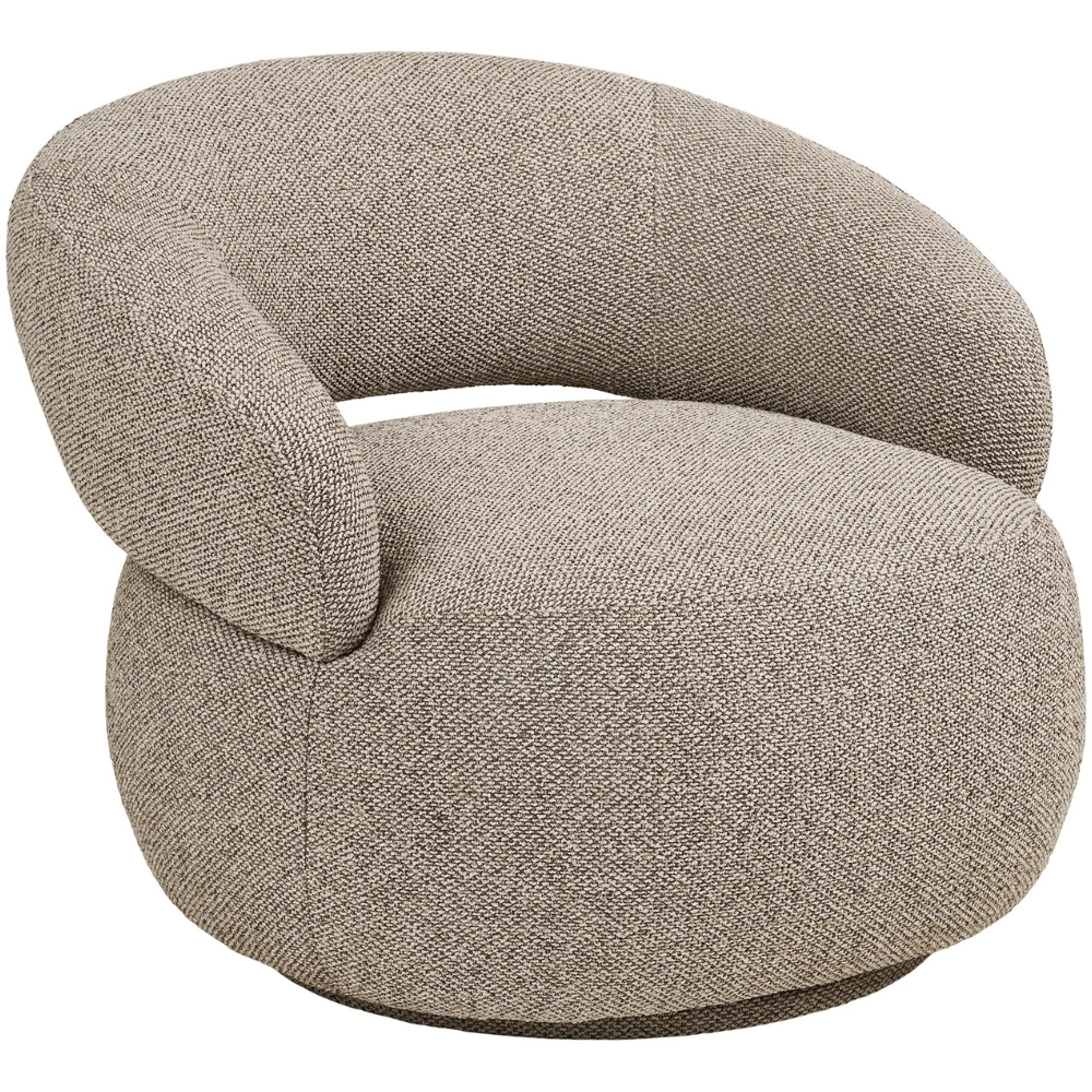 Nordic Living Béžové lounge křeslo Rion Nordic Living