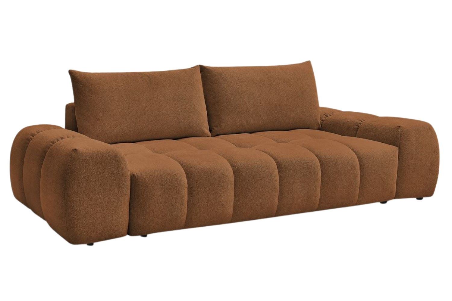 Bobochic Paris Terakotově oranžová trojmístná pohovka Everest 278 cm Bobochic Paris
