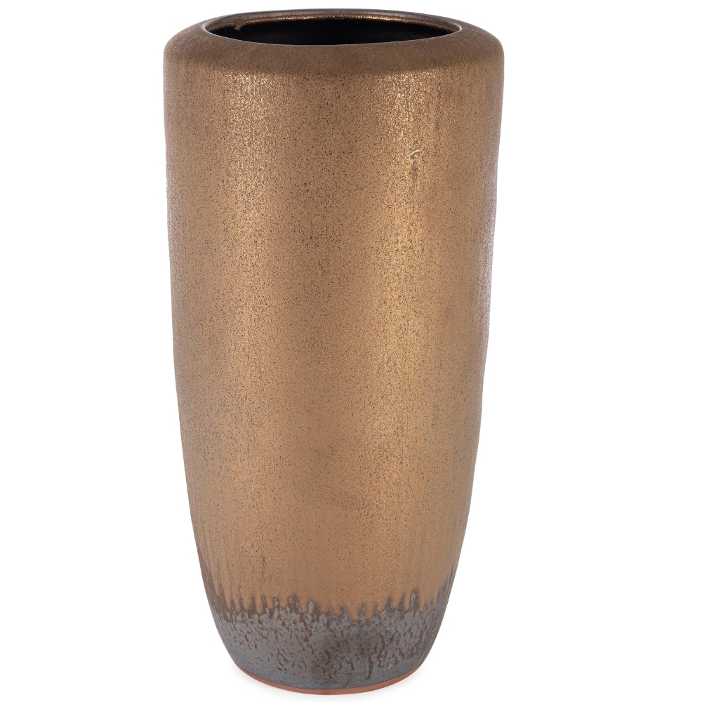 Bizzotto Bronzový zahradní květináč Pathom Ø38 cm Bizzotto