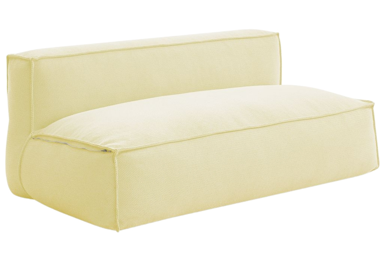 Bobochic Paris Světle žlutá zahradní pohovka Biarritz 164 cm Bobochic Paris