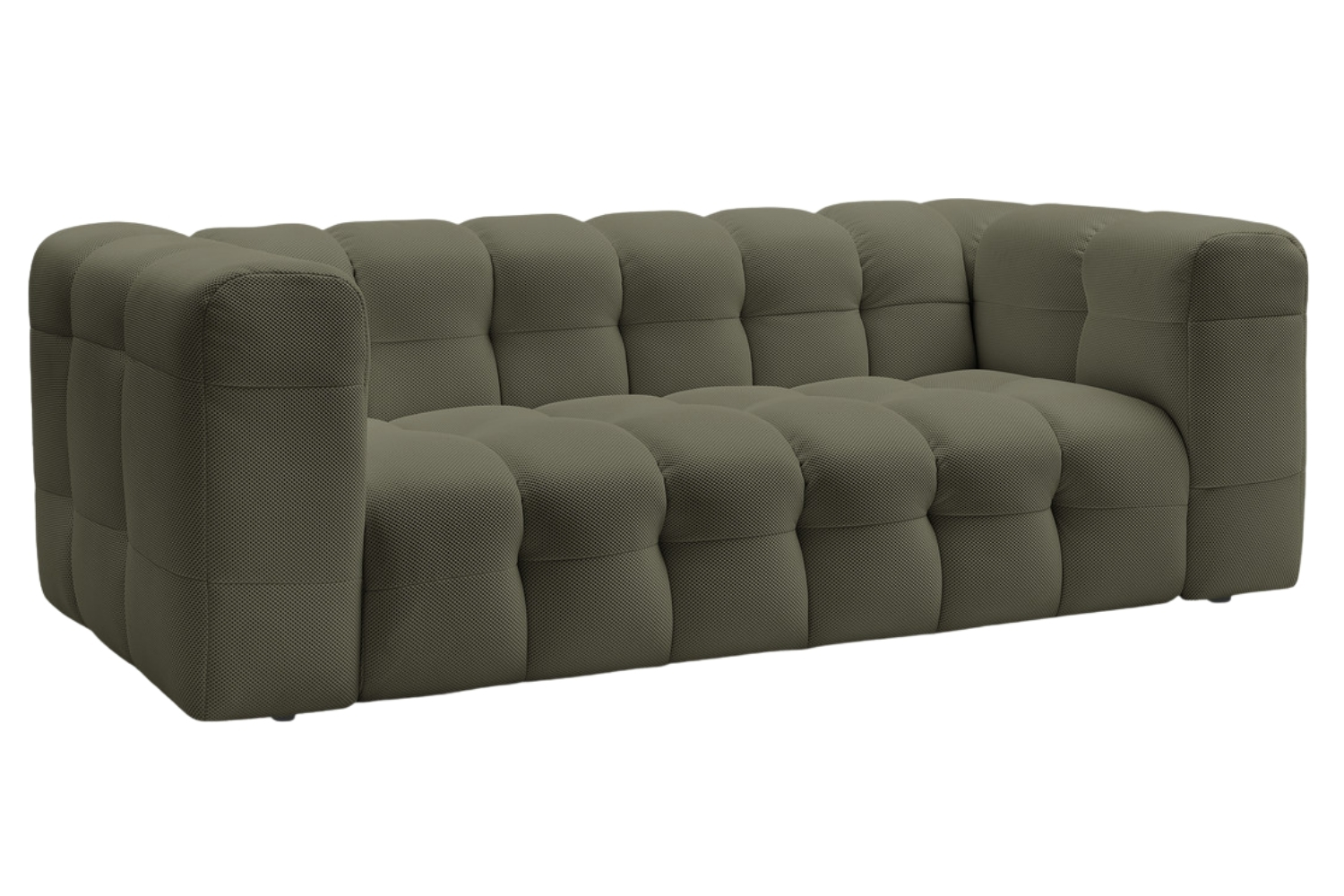 Bobochic Paris Zelená trojmístná pohovka Cloud 232 cm Bobochic Paris