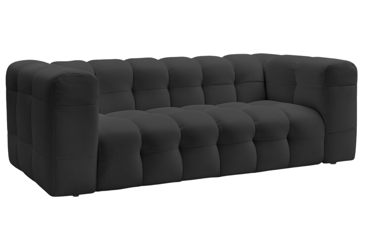 Bobochic Paris Černá trojmístná pohovka Cloud 232 cm Bobochic Paris