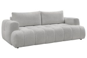Bobochic Paris Světle &scaron;ed&aacute; boucl&eacute; rozkl&aacute;dac&iacute; pohovka Fuji 251 cm Bobochic Paris