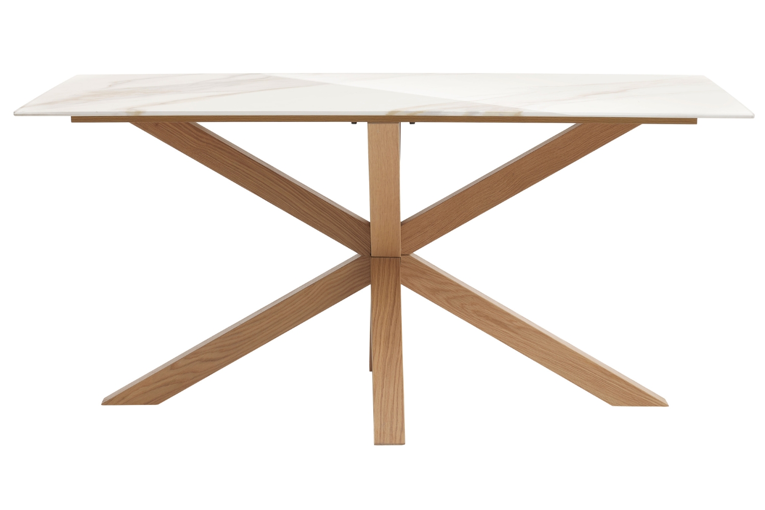 Unique Furniture Bílý keramický jídelní stůl Ravello 160 x 90 cm Unique Furniture