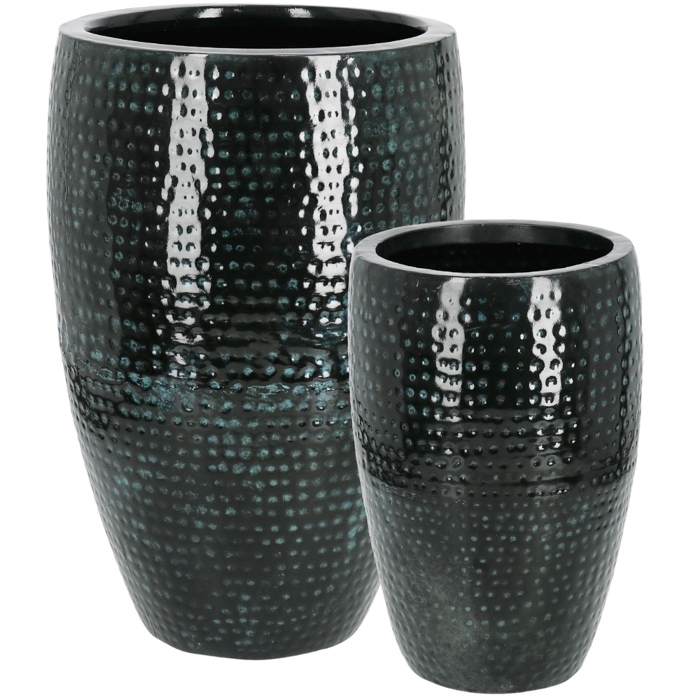 Bizzotto Set dvou kovových zahradních květináčů Nirad Ø32/45 cm Bizzotto