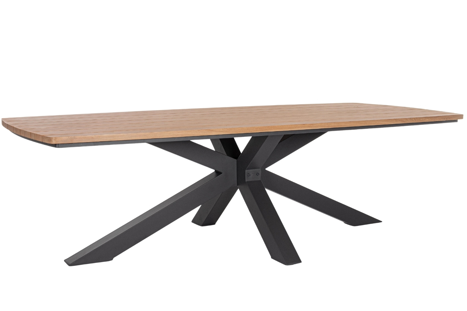 Bizzotto Šedý hliníkový zahradní stůl Zelmar 260 x 118 cm Bizzotto