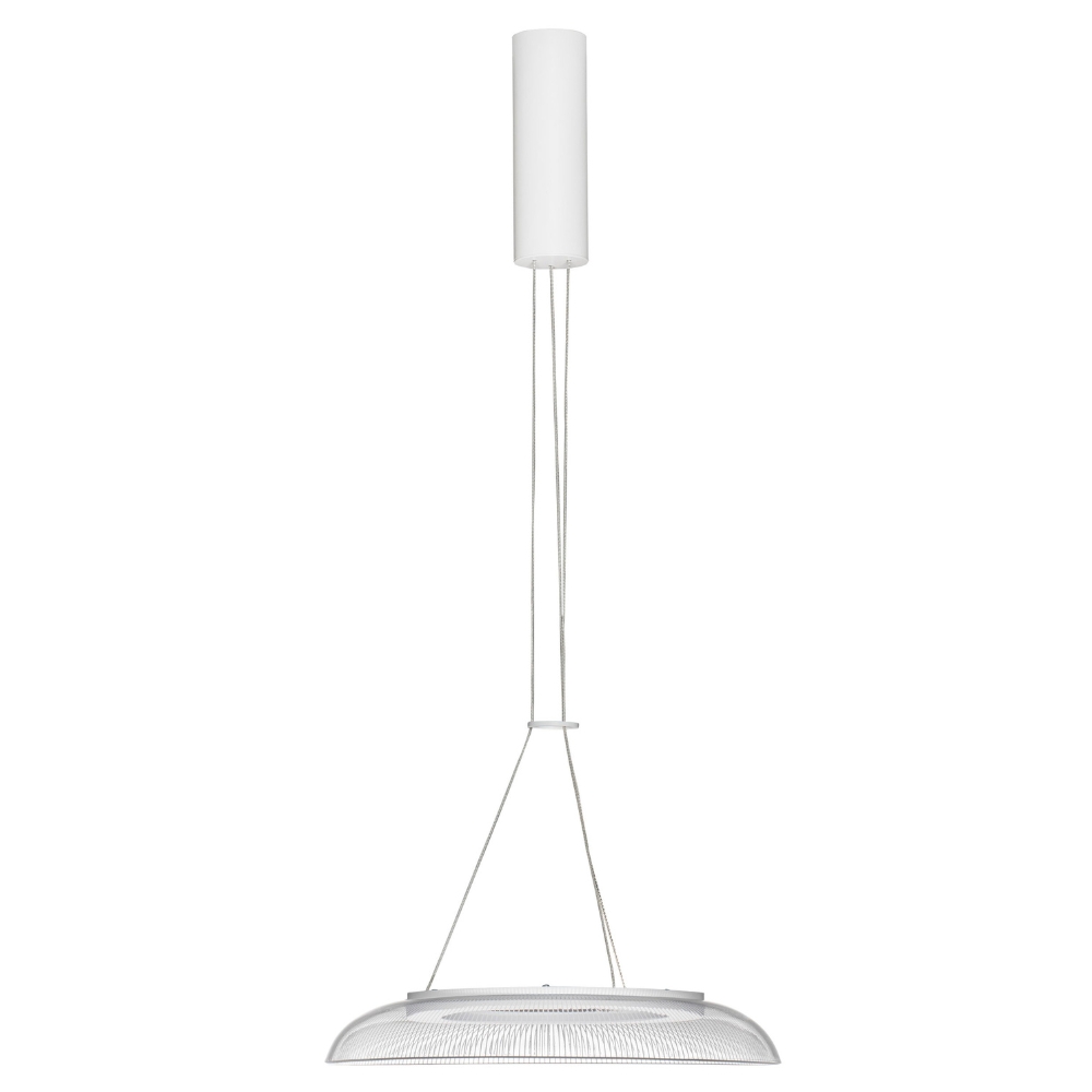 Nova Luce Bílé závěsné LED světlo Mantle 40 cm Nova Luce