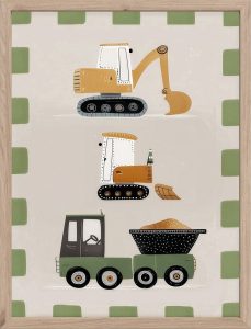 Dětsk&yacute; obr&aacute;zek 30x40 cm Baby The Builder &ndash; Styler Styler