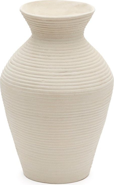 Krémová vysoká váza z papírmaše (výška 51 cm) Pria – Kave Home Kave Home