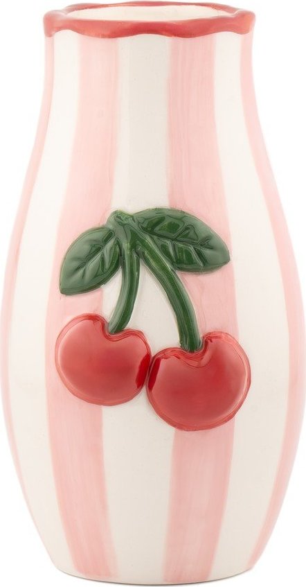 Ručně malovaná váza z dolomitu Cherry – Sass & Belle Sass & Belle
