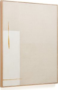 Ručně malovan&yacute; obraz s r&aacute;mem/na pl&aacute;tně 80x100 cm Salin &ndash; Kave Home Kave Home