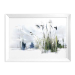 Ti&scaron;těn&yacute; obraz s r&aacute;mem 56x75 cm Blue Grasses &ndash; Styler Styler