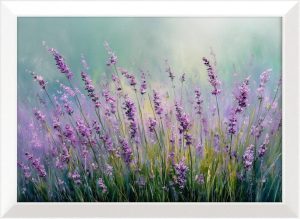 Ti&scaron;těn&yacute; obraz s r&aacute;mem 75x56 cm Lavender &ndash; Styler Styler