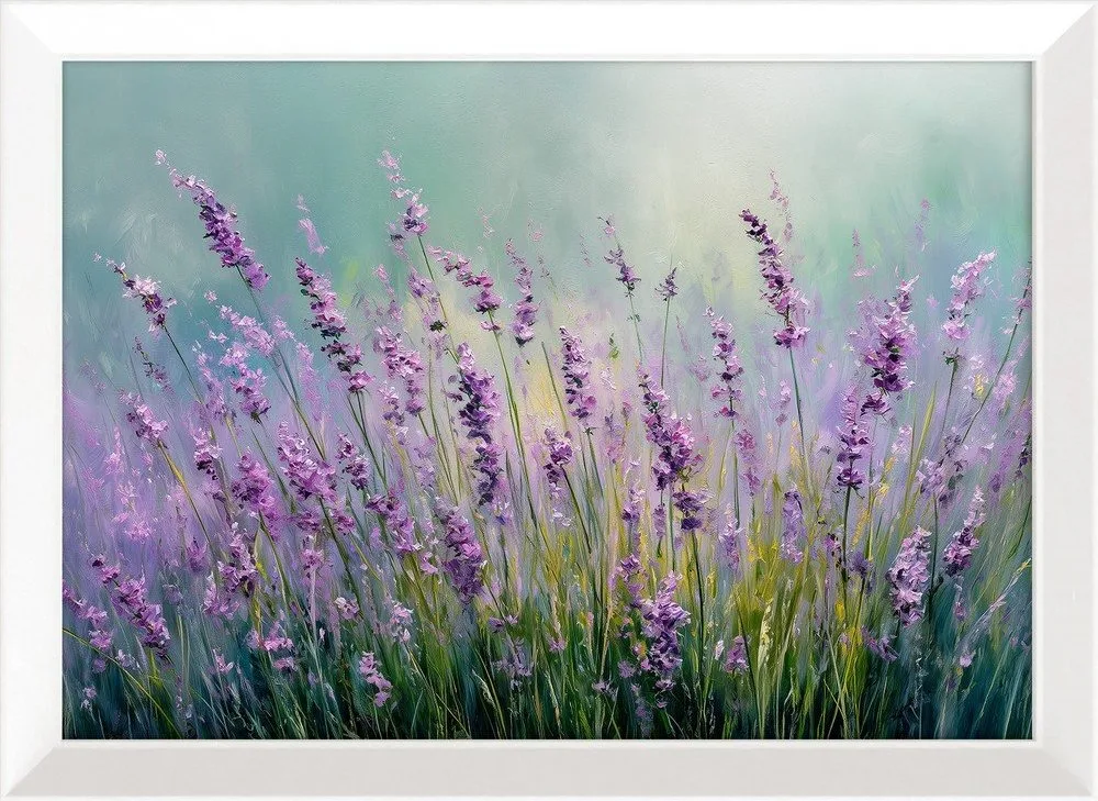 Tištěný obraz s rámem 75x56 cm Lavender – Styler