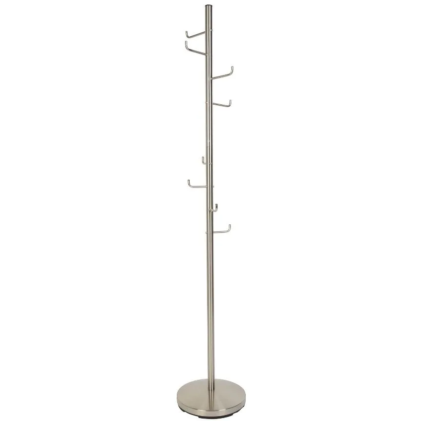 Housecraft Living Stříbrný kovový stojací věšák Hooked 172 cm