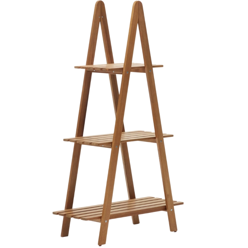 Kave Home Dřevěný stojan na květiny Victora 140 x 80 cm Kave Home