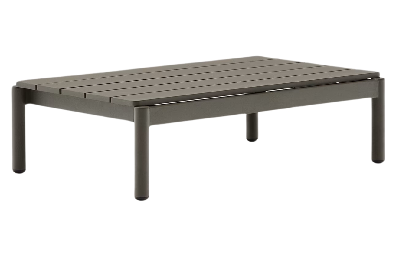 Kave Home Zelený zahradní stolek Sorells 91 x 57 cm Kave Home