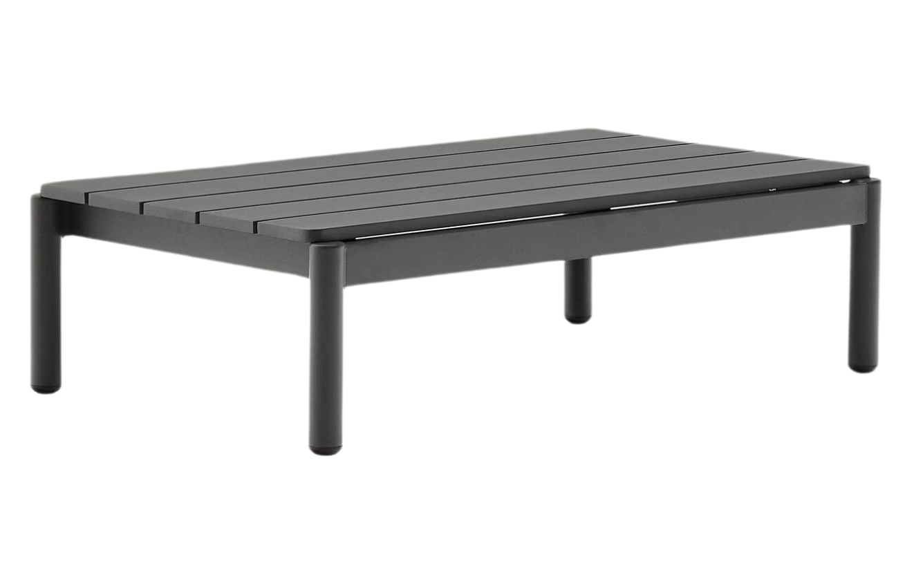 Kave Home Šedý zahradní stolek Sorells 91 x 57 cm Kave Home