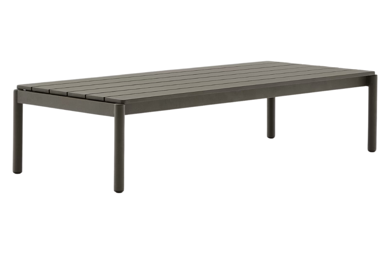 Kave Home Zelený zahradní stolek Sorells 149 x 63 cm Kave Home