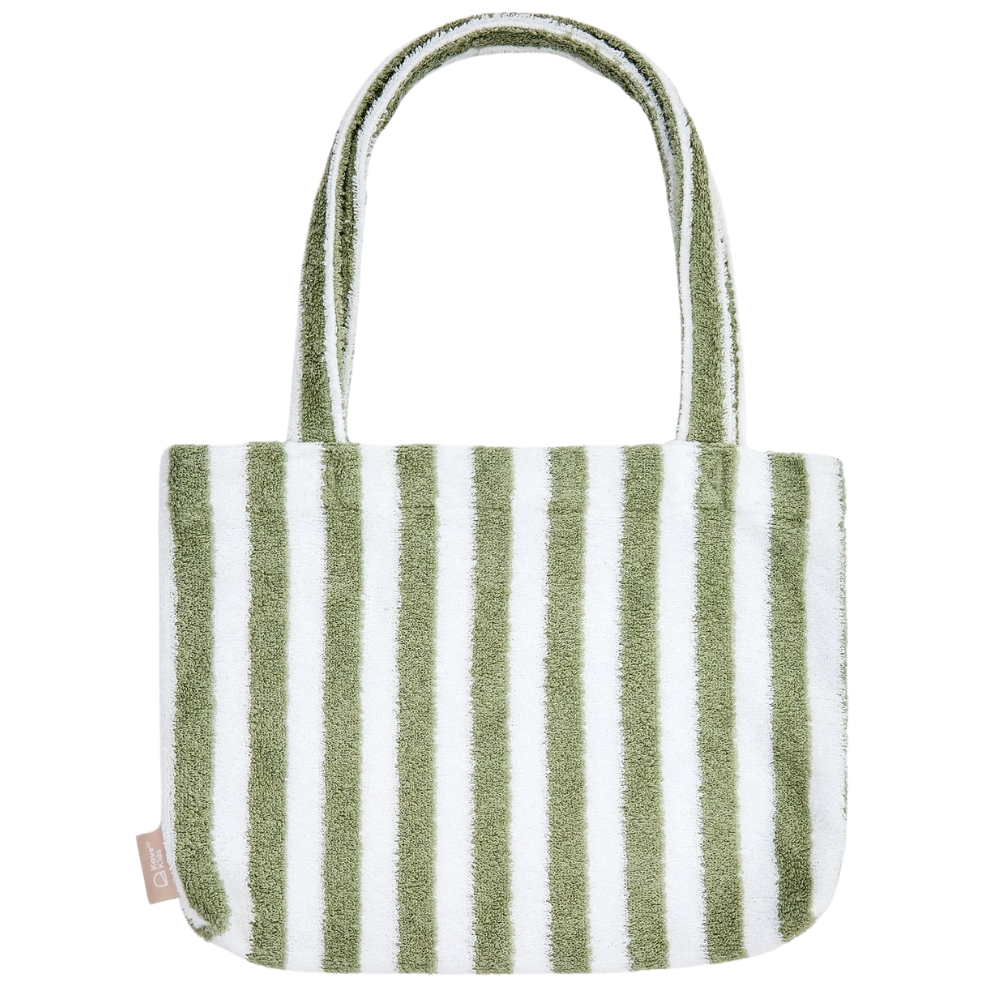 Kave Home Zelená bavlněná taška Nuni 30 x 40 cm Kave Home