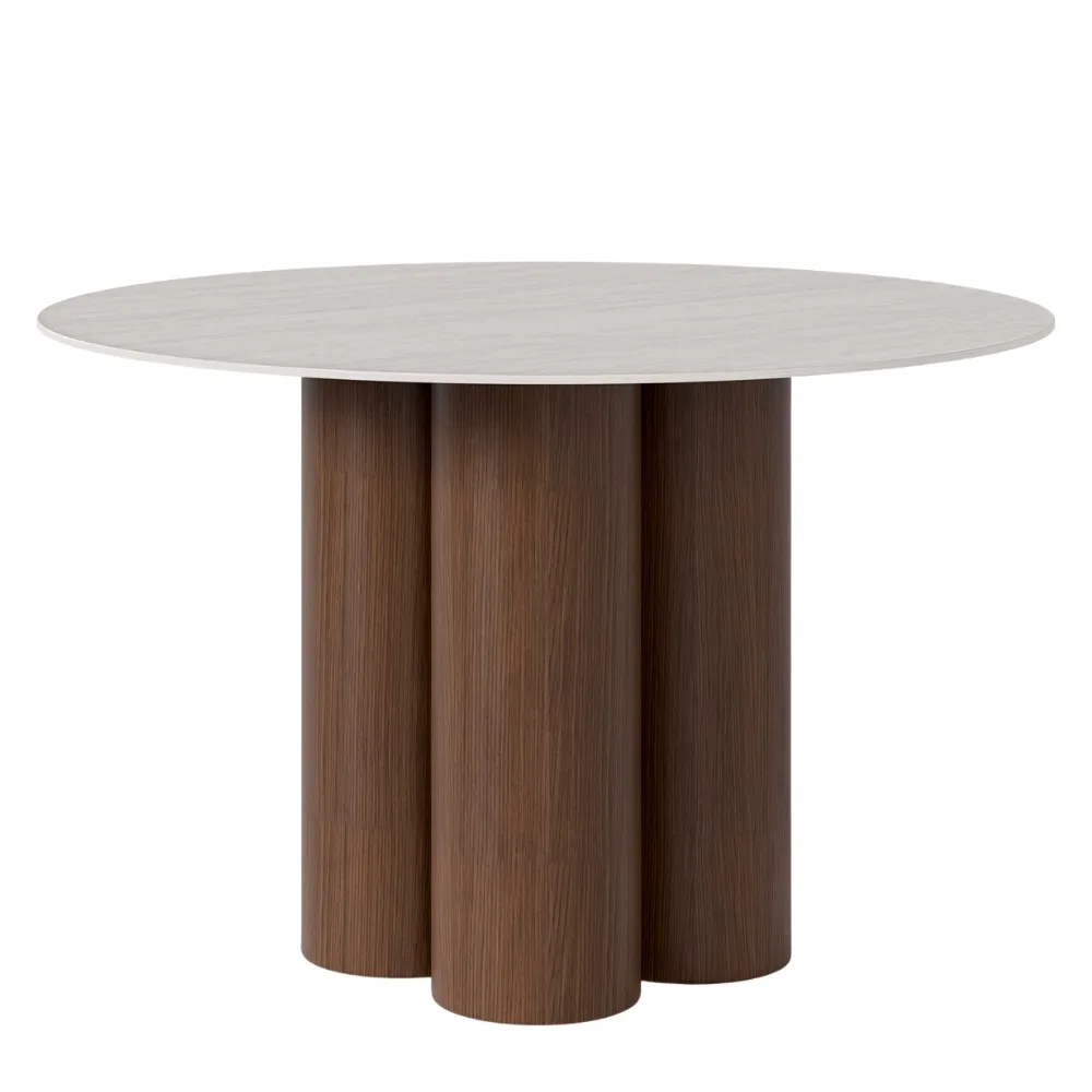 Porcelánový jídelní stůl Somcasa Tracy 120 cm