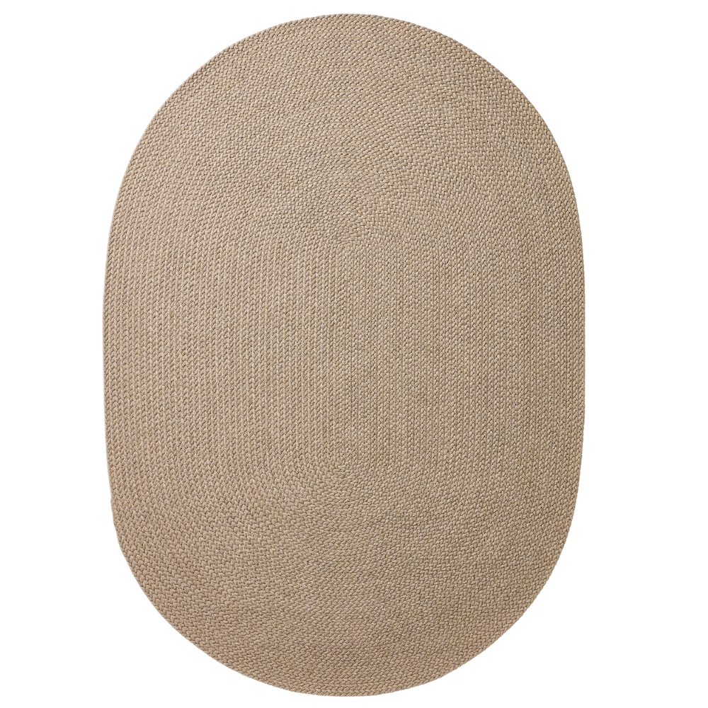Kave Home Béžový oválný zahradní koberec Despas 160 x 230 cm Kave Home
