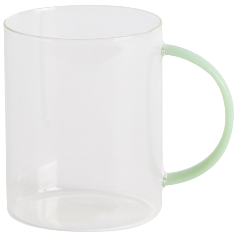 Kave Home Čirý skleněný hrnek Micla 400 ml Kave Home