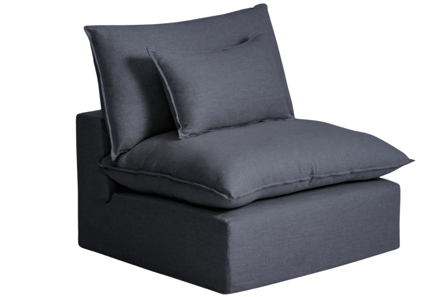 Kave Home Tmavě šedé křeslo Anarela 110 cm s odnímatelným potahem Kave Home