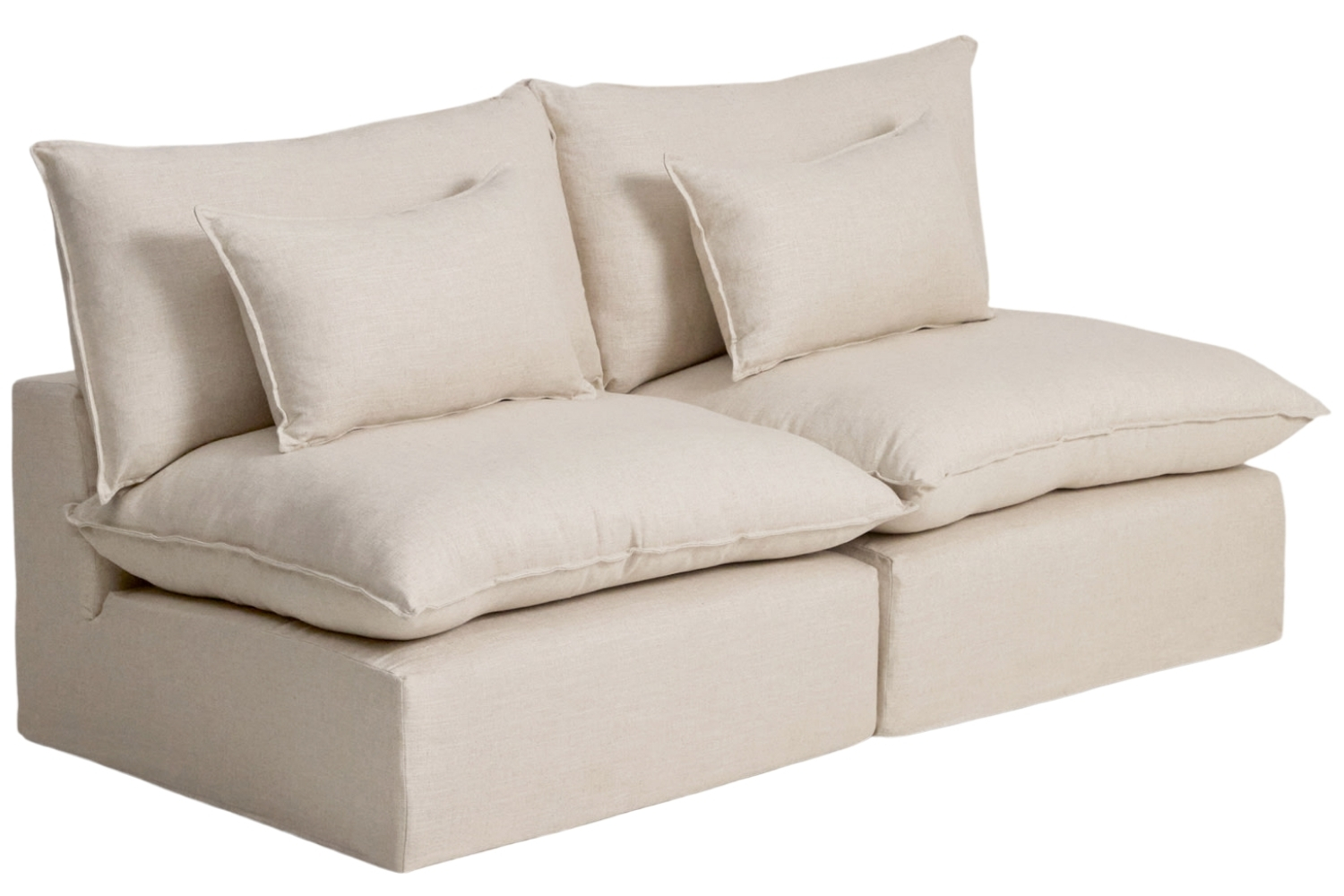 Kave Home Béžová pohovka  Anarela 220 cm s odnímatelným potahem Kave Home