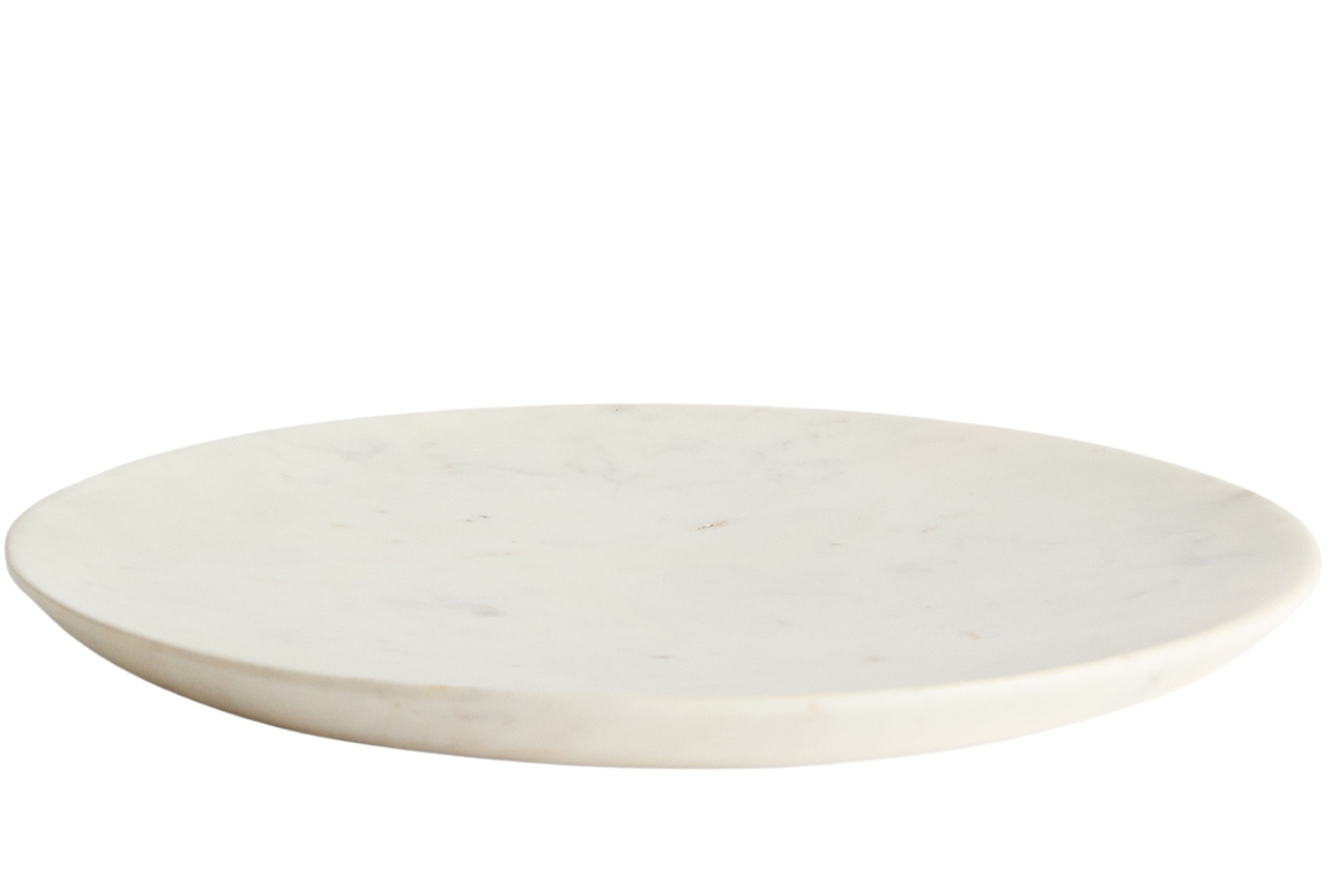 Kave Home Bílý mramorový talíř Erefi 30 cm Kave Home