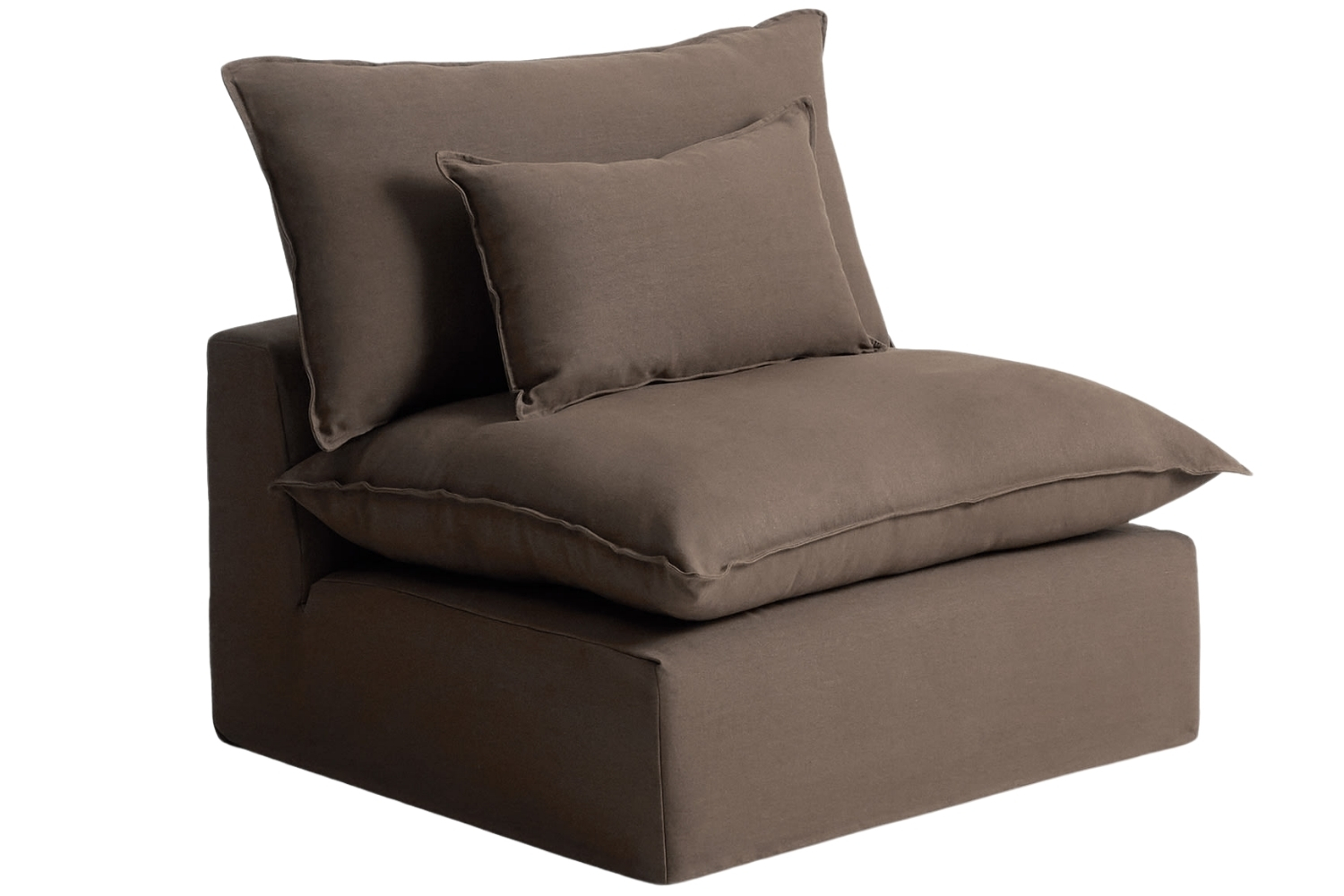 Kave Home Hnědé křeslo Anarela 110 cm s odnímatelným potahem Kave Home
