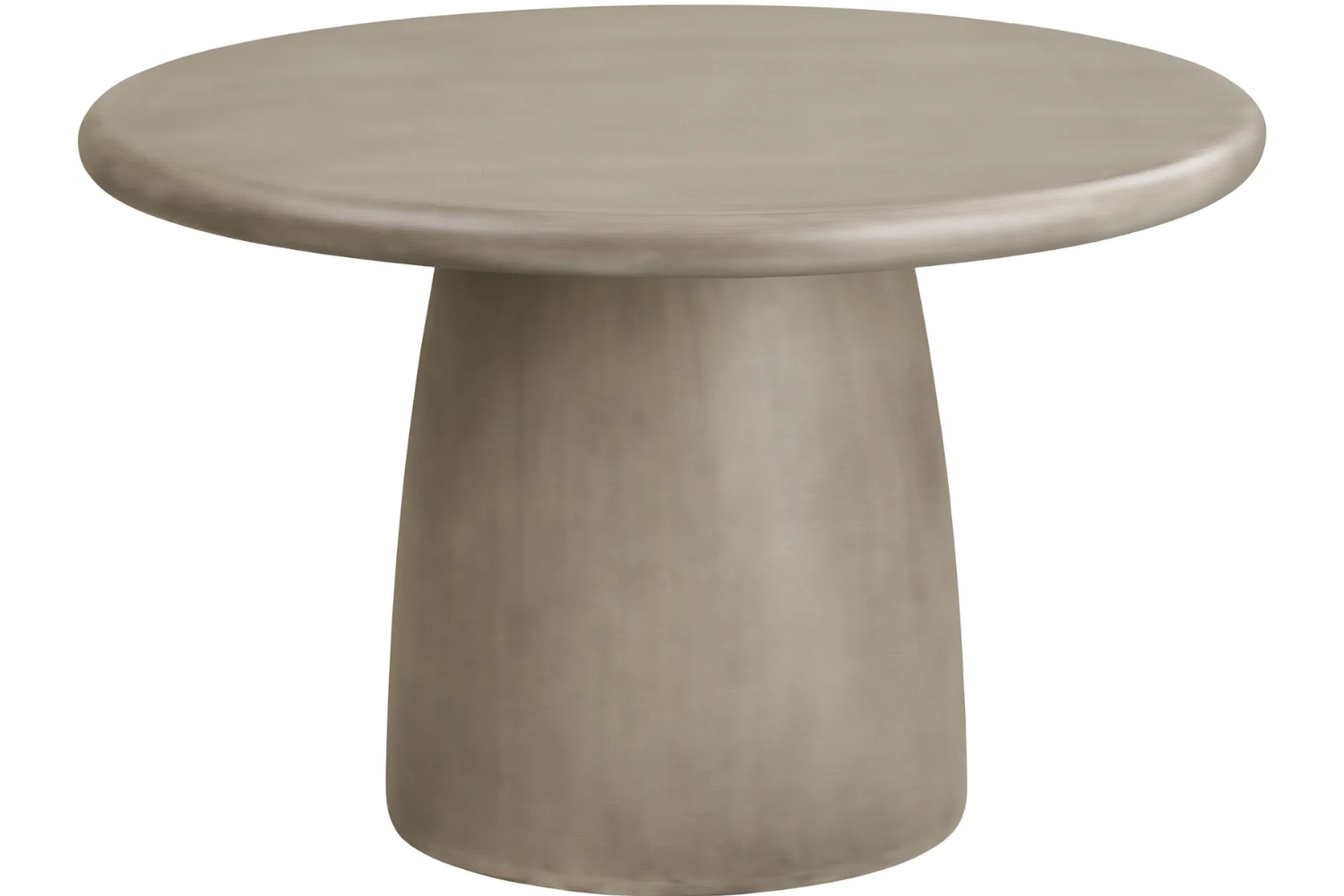 Nordic Living Šedý cementový zahradní stůl Neto 120 cm Nordic Living