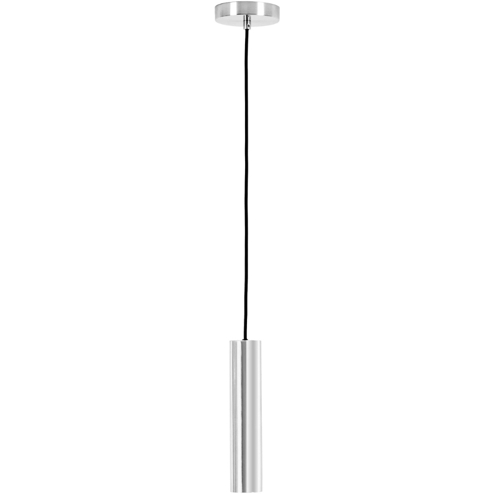 Nordic Living Stříbrné kovové závěsné světlo Aris 6 cm Nordic Living