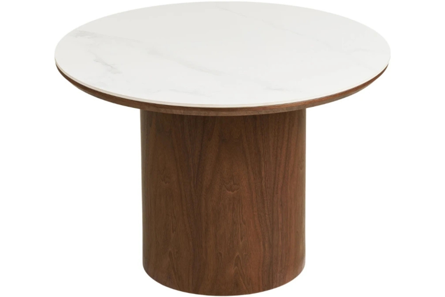 Nordic Living Bílý keramický konferenční stolek Oli 60 cm Nordic Living