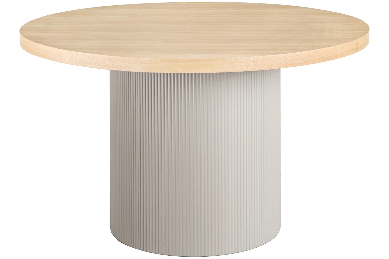 Nordic Living Dřevěný kulatý jídelní stůl Sola 120 cm Nordic Living