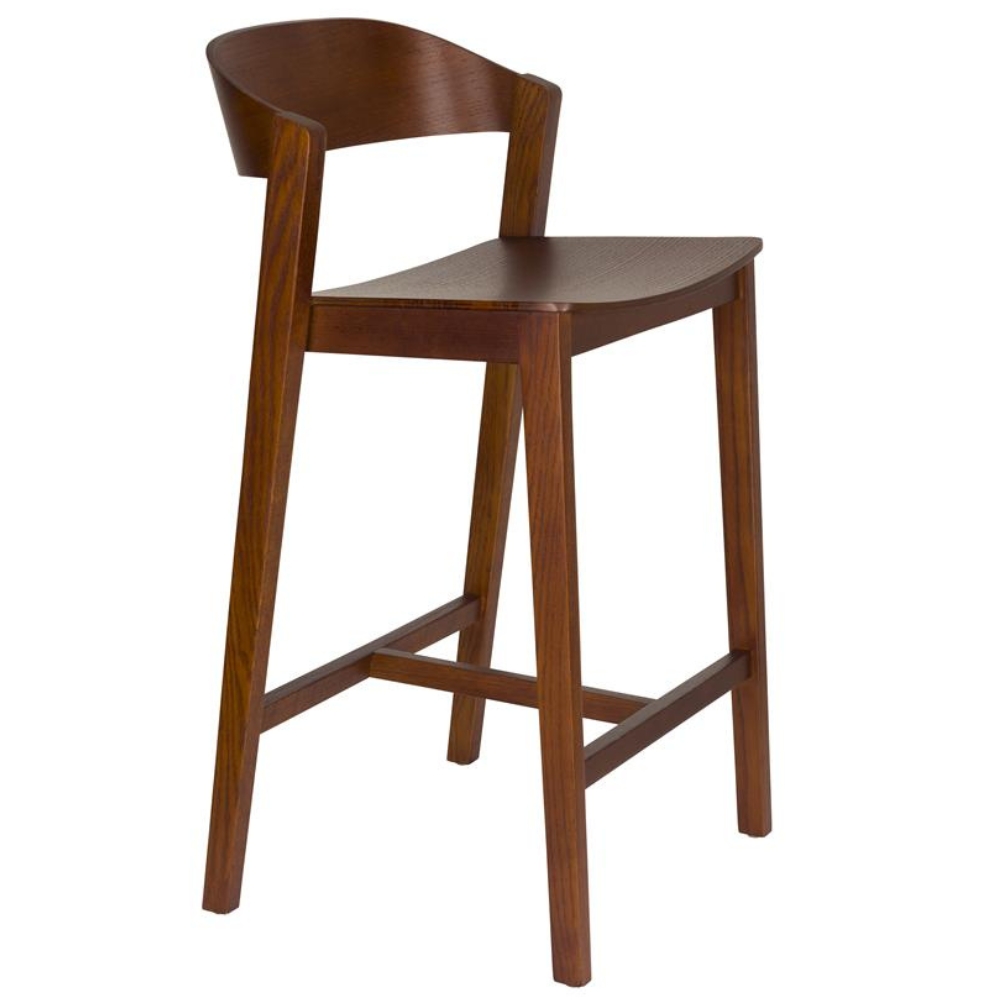 Housecraft Living Hnědá dubová barová židle Wooz 65 cm Housecraft Living
