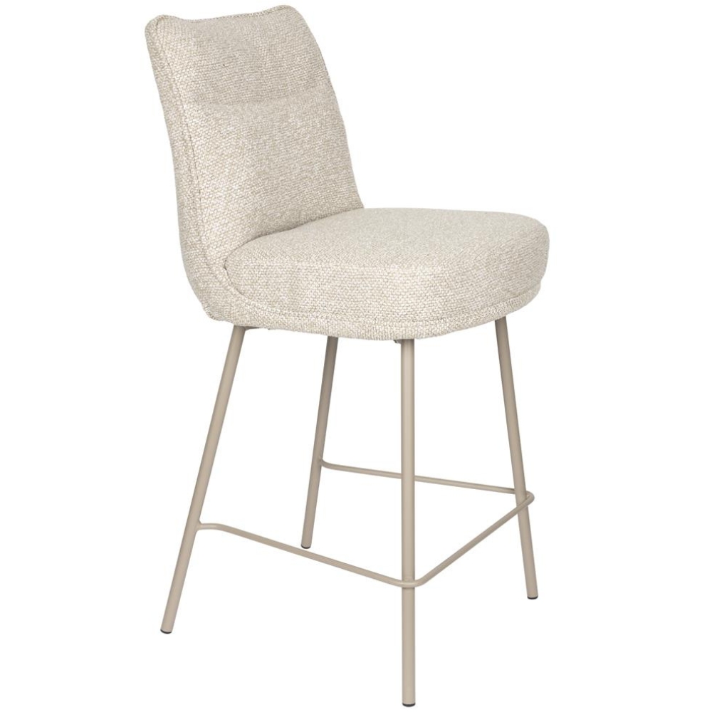 Housecraft Living Béžová čalouněná barová židle Jacques 65 cm Housecraft Living