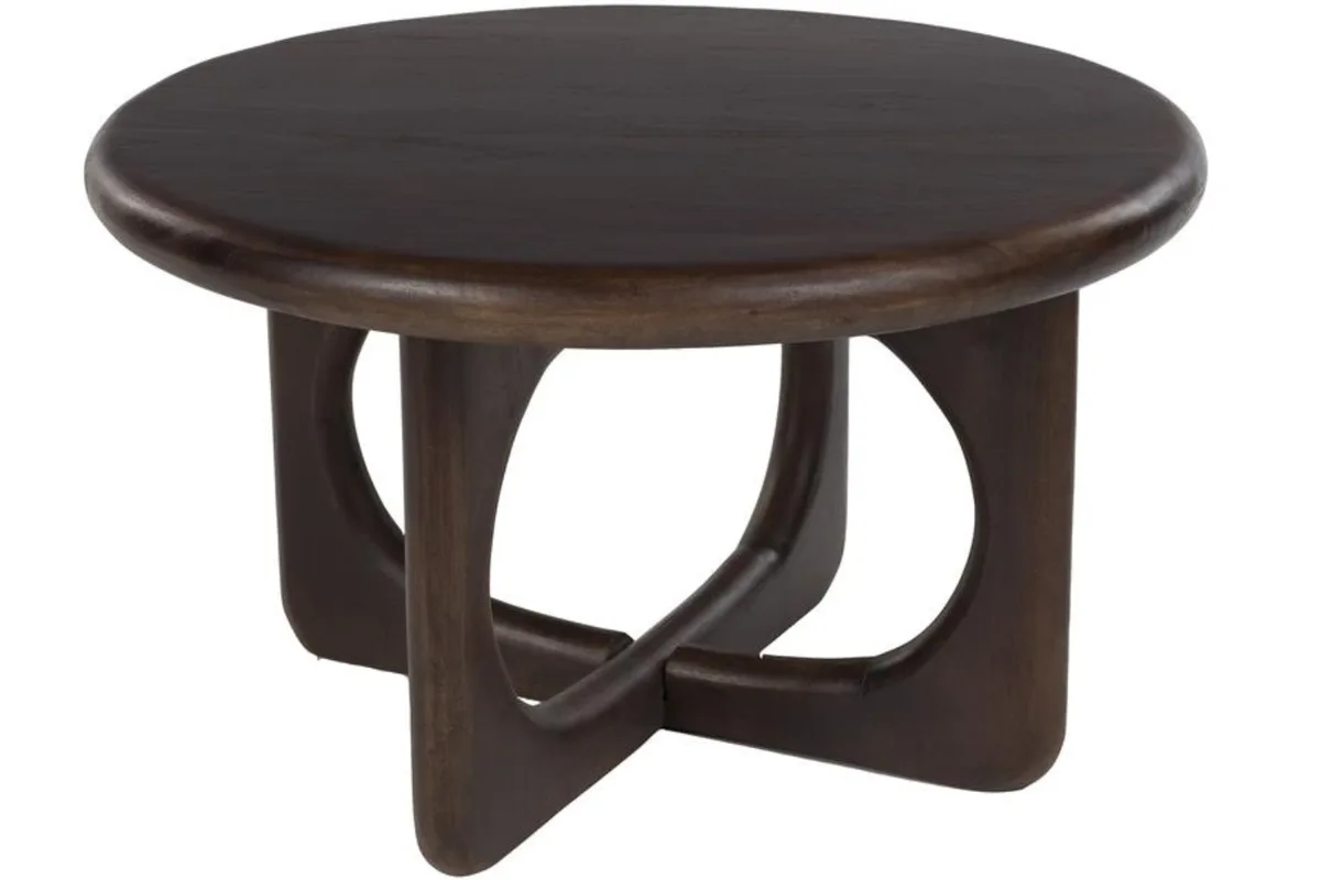 Housecraft Living Hnědý dřevěný konferenční stolek Jani ø 60 cm