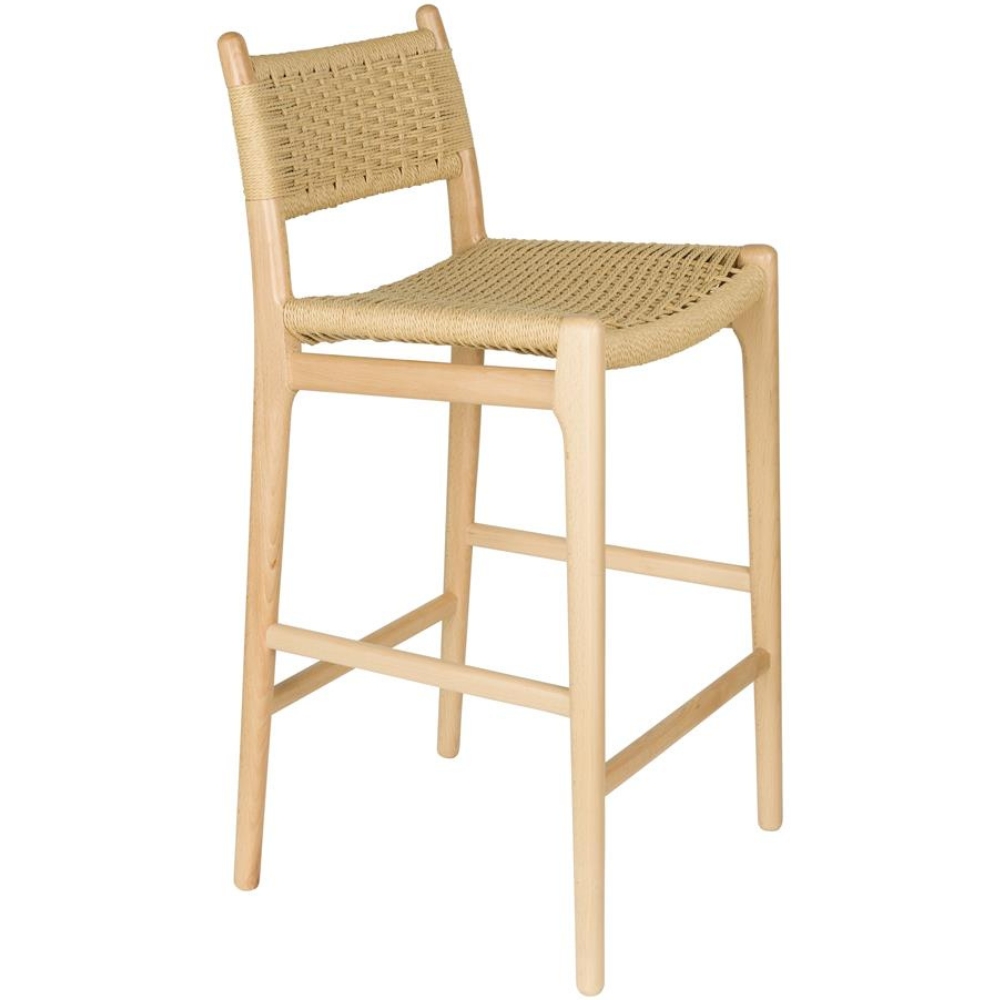 Dutchbone Dřevěná barová židle CECILE 68 cm Dutchbone