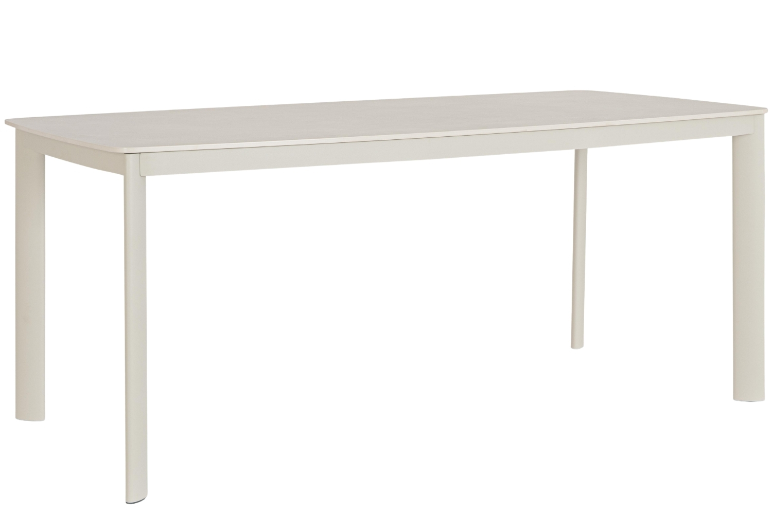 Bizzotto Krémový zahradní stůl Alcora 180 x 90 cm s keramickou deskou Bizzotto