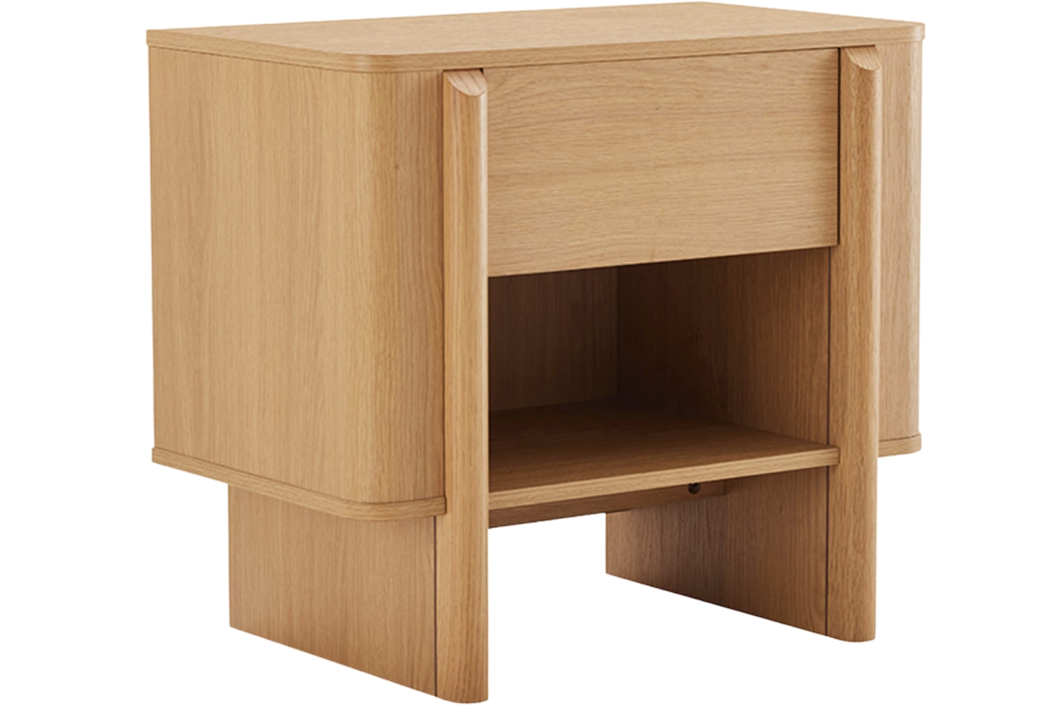 Somcasa Noční stolek Sydney 60 x 37 cm  s dubovým dekorem Somcasa