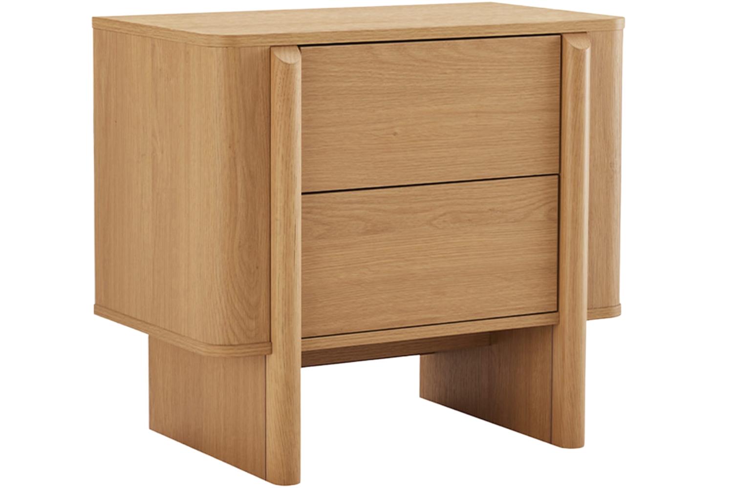 Somcasa Noční stolek Sydney 60 x 37 cm  s dubovým dekorem Somcasa