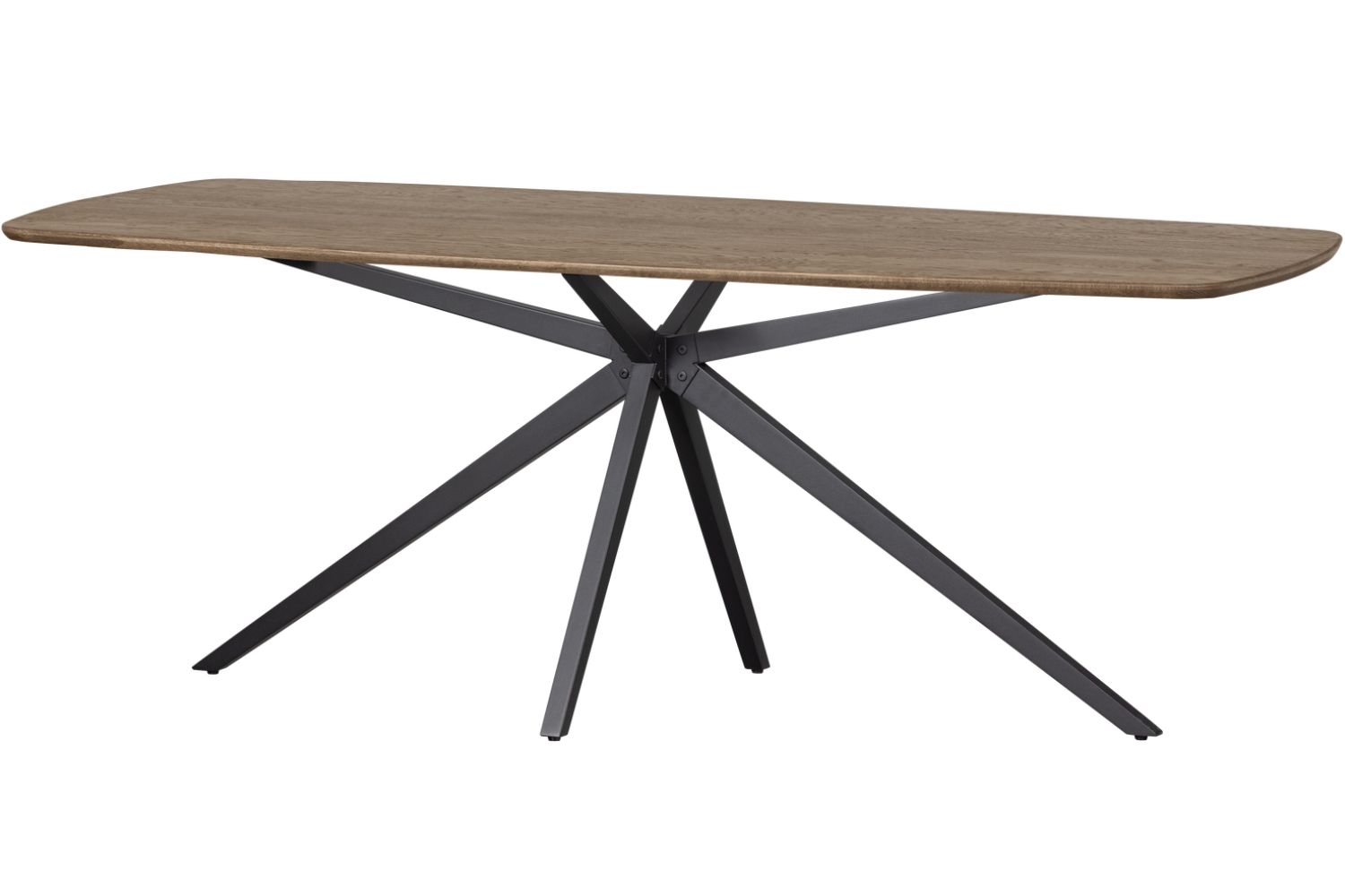 WOOOD Hnědý dubový jídelní stůl Tablo 220 x 100 cm WOOOD