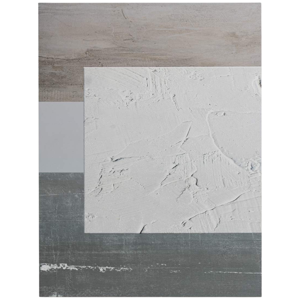 Somcasa Šedý abstraktní obraz Tiles  80 x 60 cm Somcasa