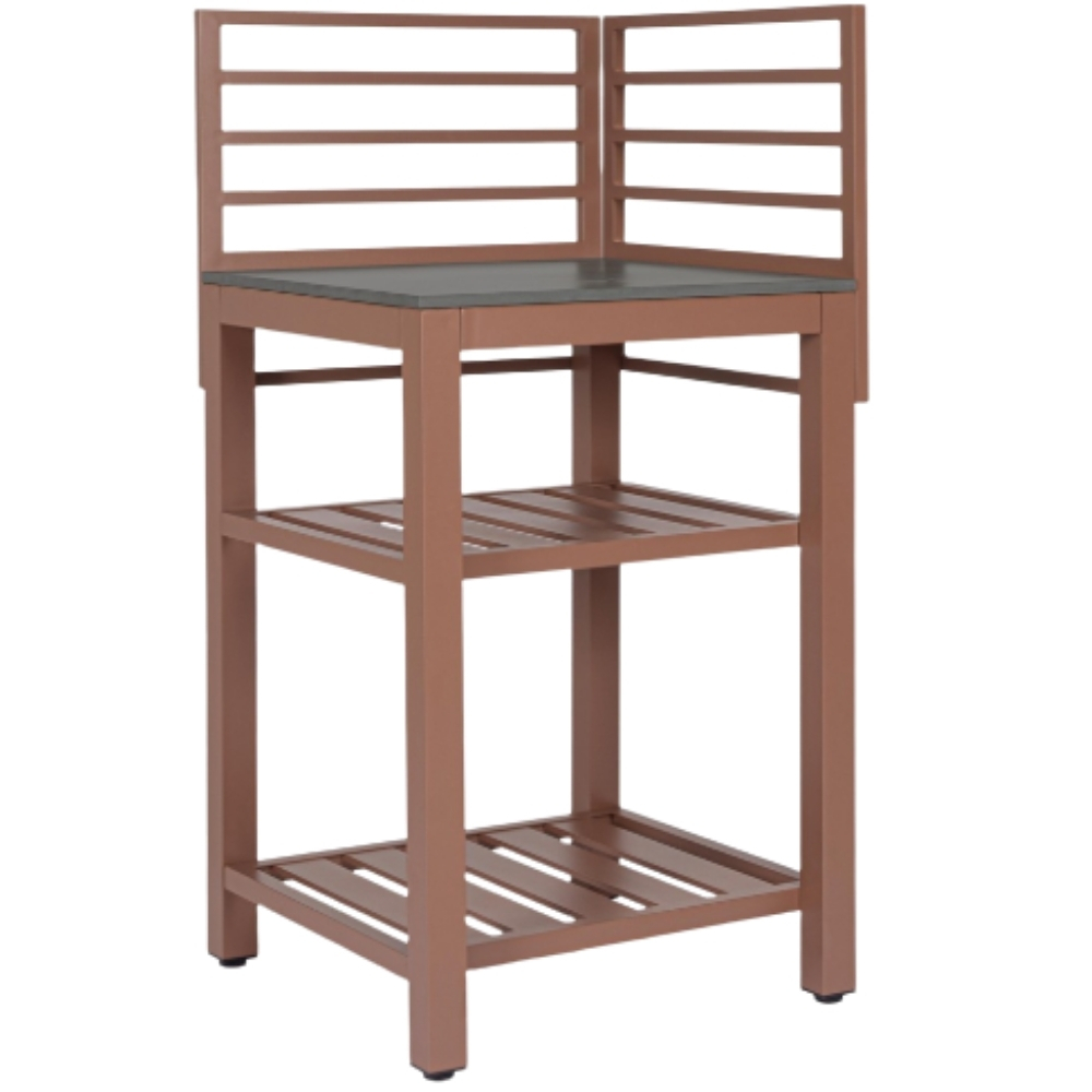 Bizzotto Terakotový otevřený venkovní rohový kuchyňský modul Aria 62 cm Bizzotto