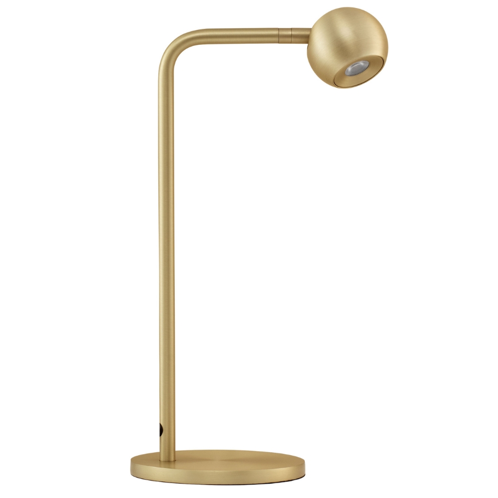 Nova Luce Zlatá kovová stolní LED lampa Sfera Nova Luce