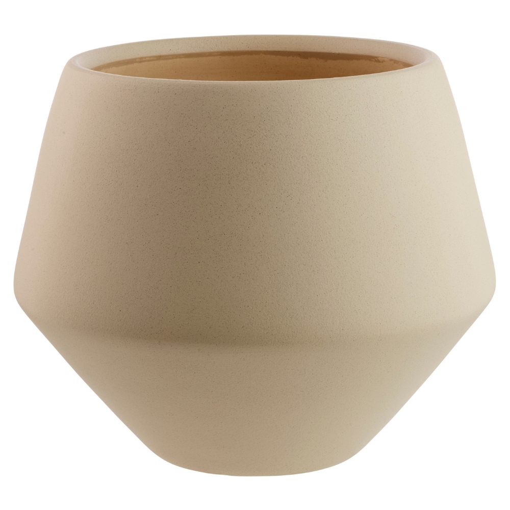 Bolia Béžový kameninový květináč Grove Ø 29 cm Bolia